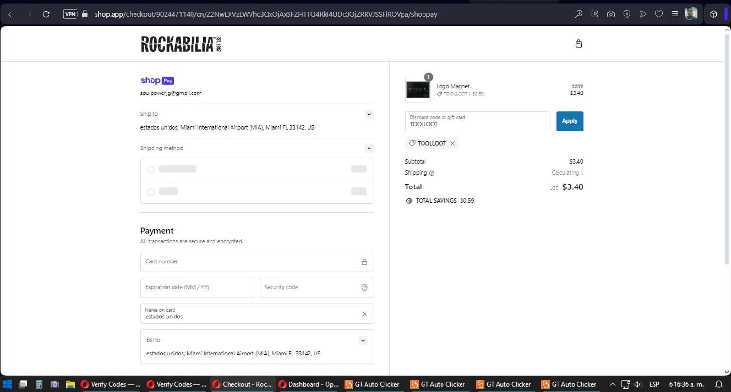 How to apply Rockabilia coupon code